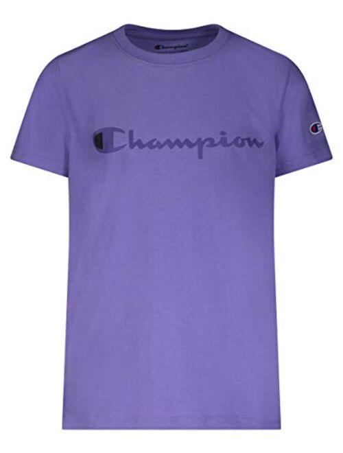 Champion Boys Short Sleeve Logo Tee Shirt