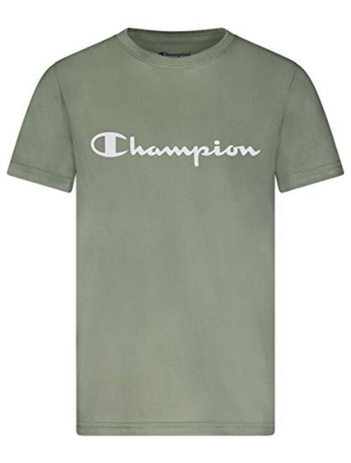 Champion Boys Short Sleeve Logo Tee Shirt