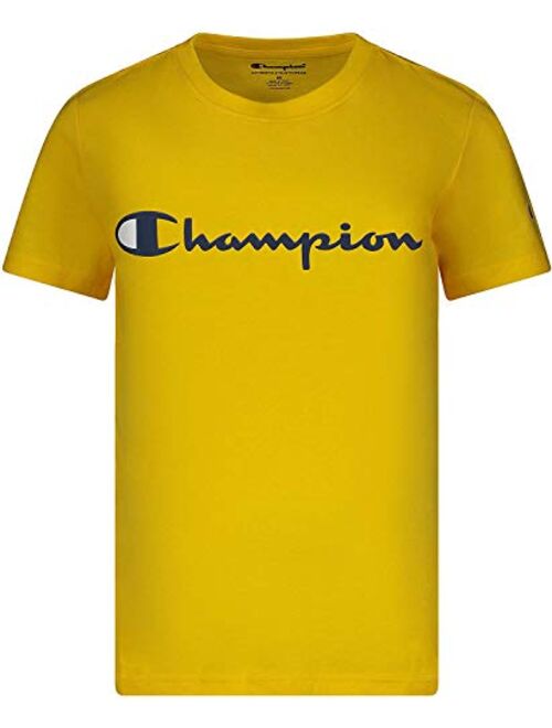 Champion Boys Short Sleeve Logo Tee Shirt