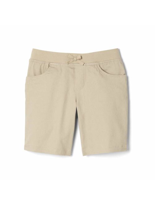 French Toast Girls' Stretch Pull-On Tie Front Short