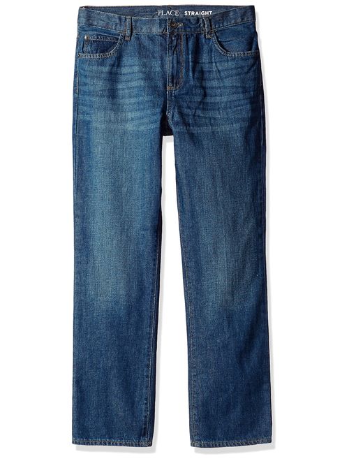 The Children's Place Big Boys' Straight Leg Jeans