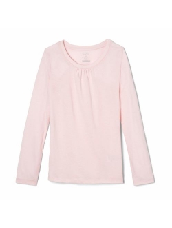 Girls' Long Sleeve Crew Neck Tee Shirt