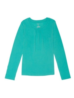 Girls' Long Sleeve Crew Neck Tee Shirt