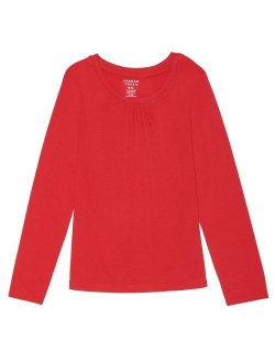 Girls' Long Sleeve Crew Neck Tee Shirt