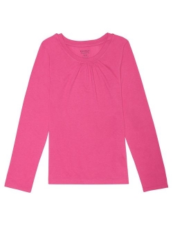 Girls' Long Sleeve Crew Neck Tee Shirt