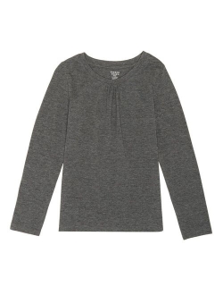 Girls' Long Sleeve Crew Neck Tee Shirt