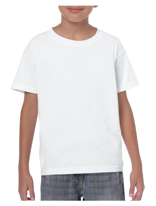 Gildan Youth Heavy Cotton T-Shirt, Style G5000B, 2-Pack