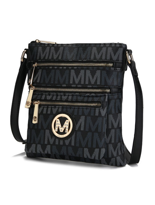 MKF Collection by Mia K Farrow Beatrice M Signature Multi Compartments Crossbody