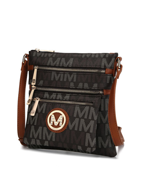 MKF Collection by Mia K Farrow Beatrice M Signature Multi Compartments Crossbody