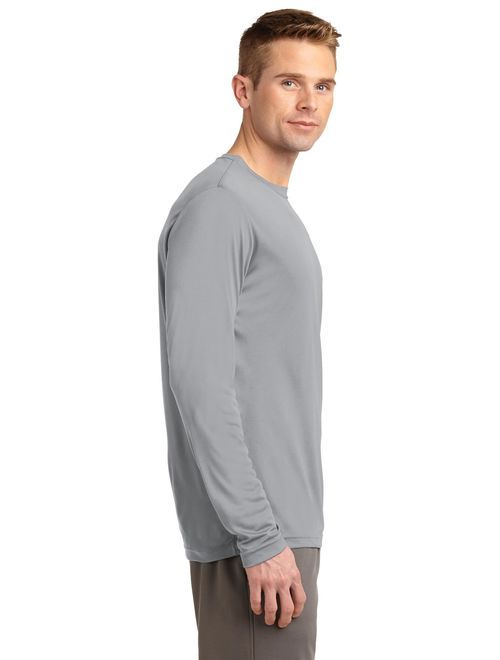 Sport-Tek TST350LS Gym Shirt Men's Tall Long Sleeve PosiCharge Competitor Tee