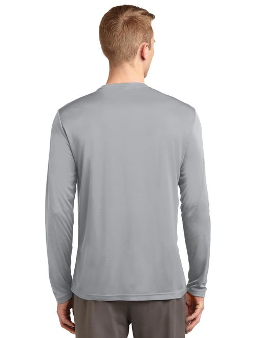 Sport-Tek TST350LS Gym Shirt Men's Tall Long Sleeve PosiCharge Competitor Tee