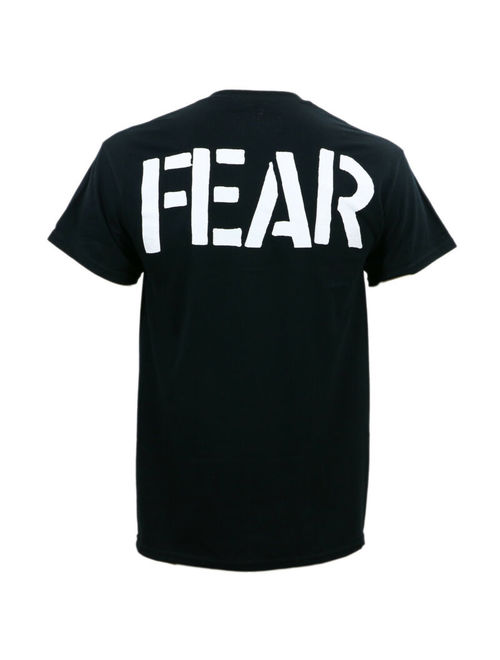 Authentic FEAR Band Eagle and Logo Slim-Fit T-Shirt S M L XL 2XL NEW