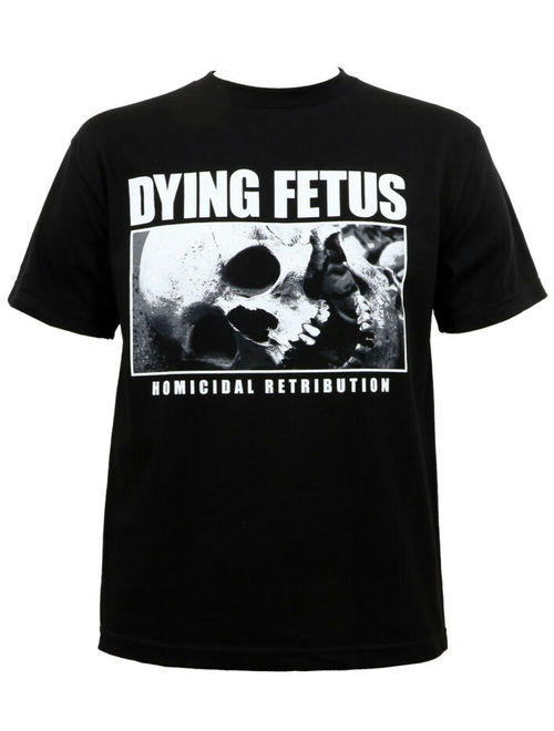 Authentic DYING FETUS Band Homicidal Retribution Logo T-Shirt S-3XL NEW