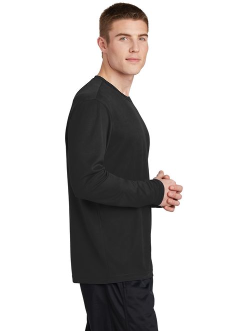 Sport-Tek Men's Long Sleeve Tee_Black_M