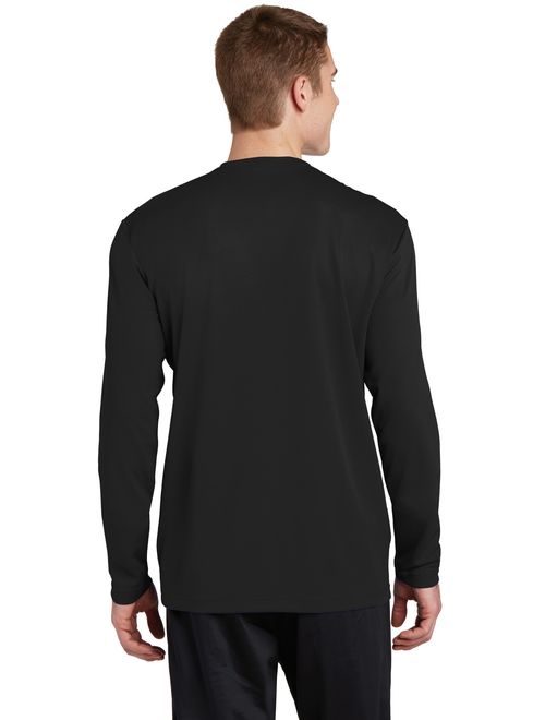 Sport-Tek Men's Long Sleeve Tee_Black_M