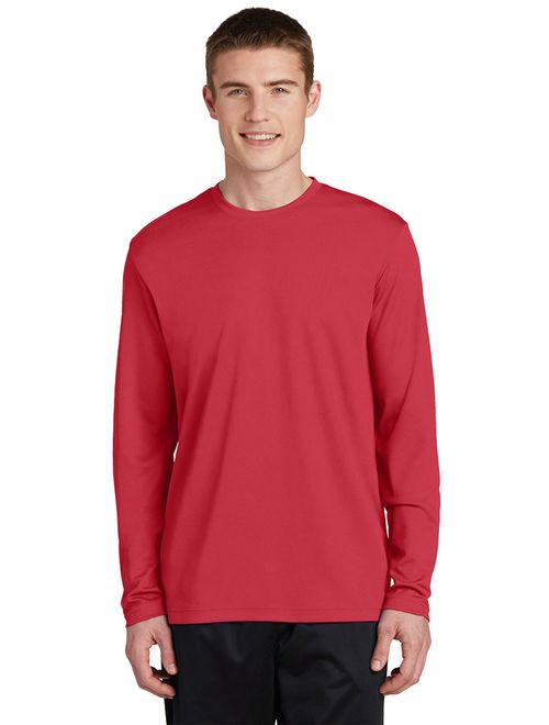 Sport-Tek Men's Long Sleeve Tee_Black_M