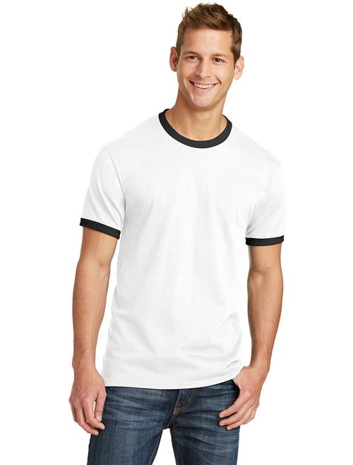 Port & Company Men's Classic Ringer T Shirt