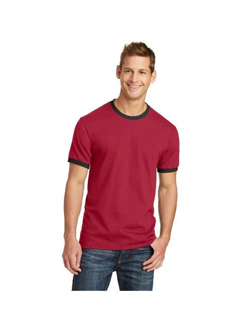 Port & Company Men's Classic Ringer T Shirt