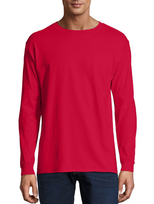 Hanes Men's Premium Beefy-T Long Sleeve T-Shirt, up to 3xl