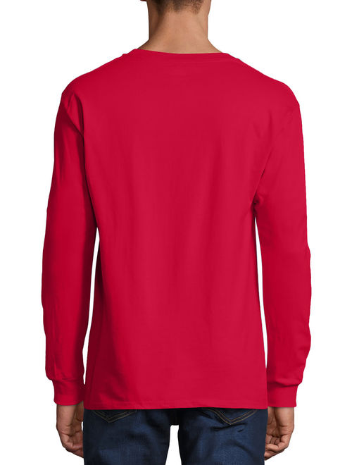 Hanes Men's Premium Beefy-T Long Sleeve T-Shirt, up to 3xl