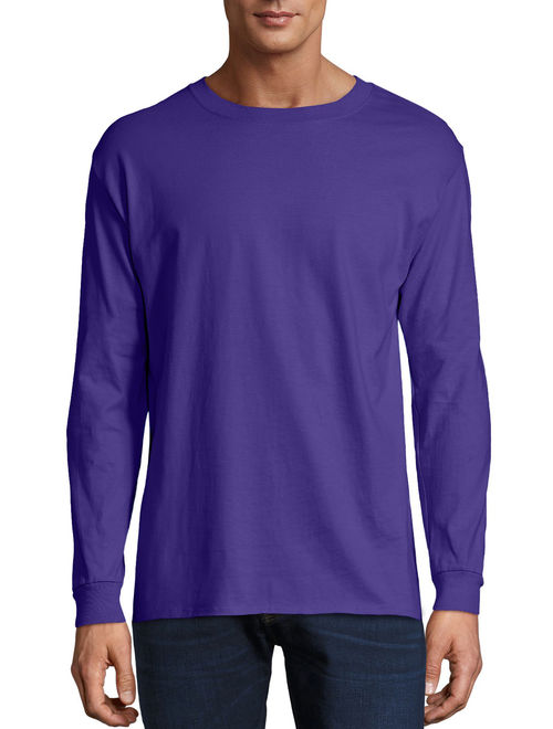 Hanes Men's Premium Beefy-T Long Sleeve T-Shirt, up to 3xl