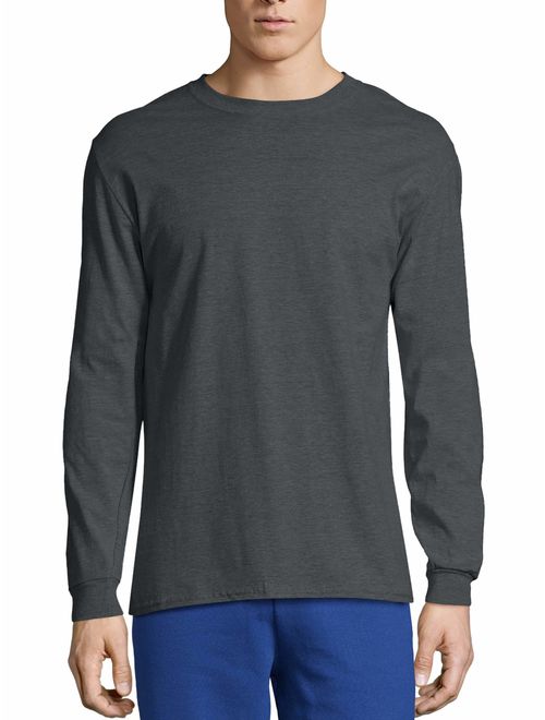 Hanes Men's Premium Beefy-T Long Sleeve T-Shirt, up to 3xl