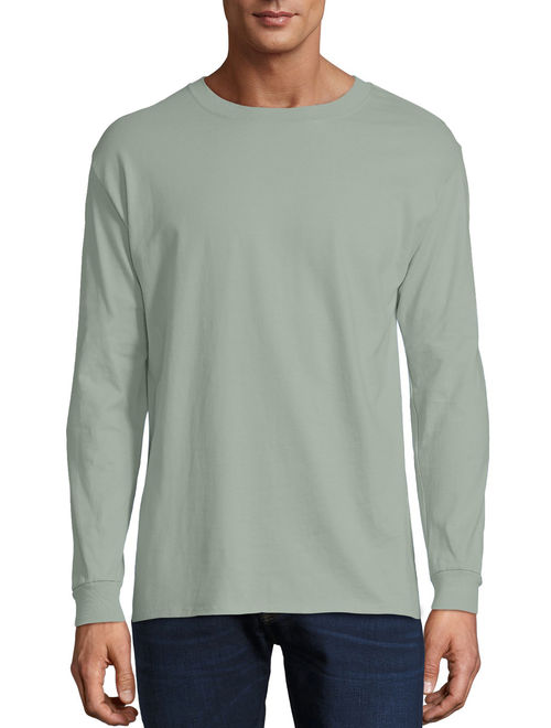 Hanes Men's Premium Beefy-T Long Sleeve T-Shirt, up to 3xl