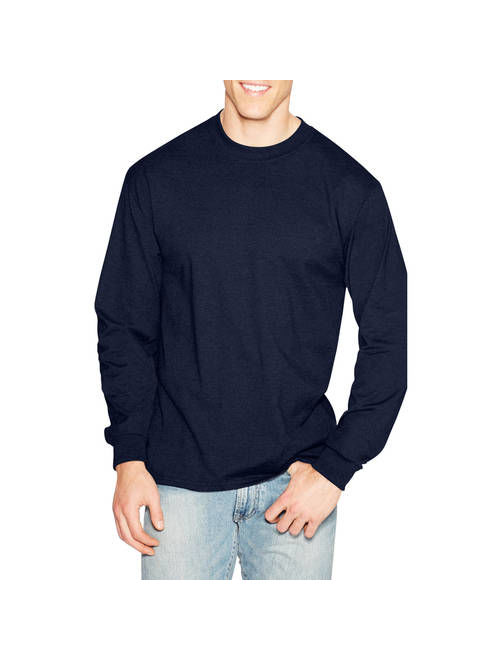 Hanes Men's Premium Beefy-T Long Sleeve T-Shirt, up to 3xl