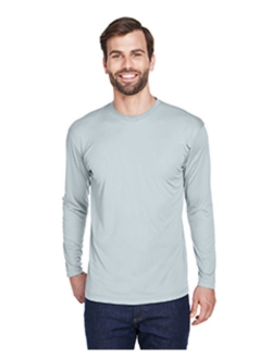 Ultraclub 8422 Adult Cool & Dry Sport Long-Sleeve Performance Interlock T-Shirt