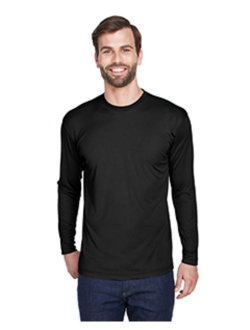 Ultraclub 8422 Adult Cool & Dry Sport Long-Sleeve Performance Interlock T-Shirt