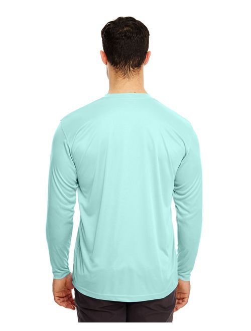 Ultraclub 8422 Adult Cool & Dry Sport Long-Sleeve Performance Interlock T-Shirt