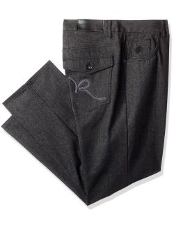 Rocawear Men's Big and Tall R Script Flap Jean