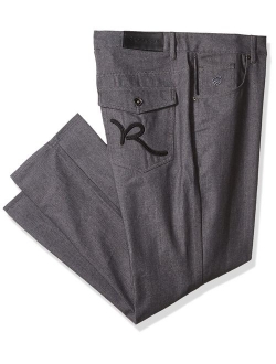 Rocawear Men's Big and Tall R Script Flap Jean