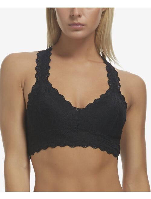 Jezebel by Felina Lace Bralette Wire Free Unpadded T-Back Support Bra