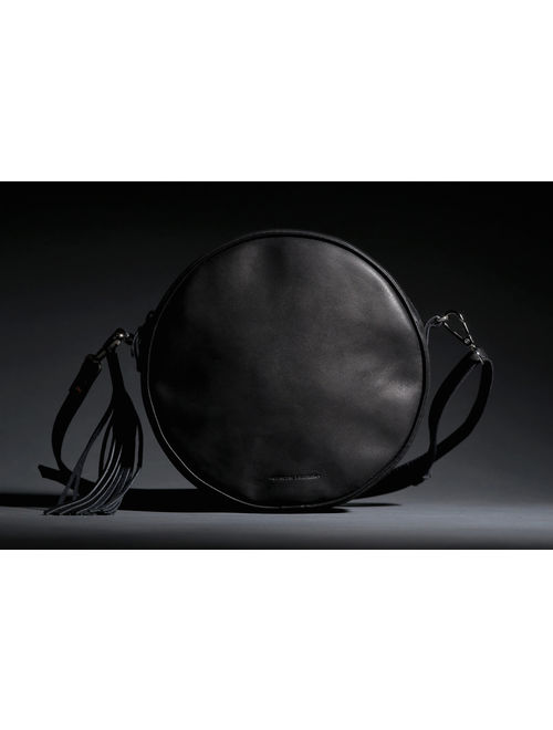 ROUND LEATHER BAG, Crossbody black bag, Crossbody purse, Crossbody leather purse, Crossbody handbags, Small handbag