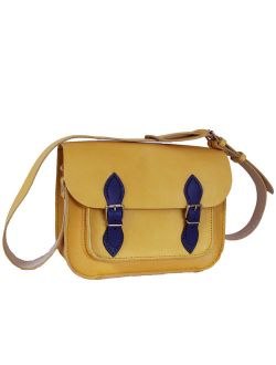 Yellow Satchel Yellow Handbag Yellow Bag Leather Bag Yellow Leather Bag