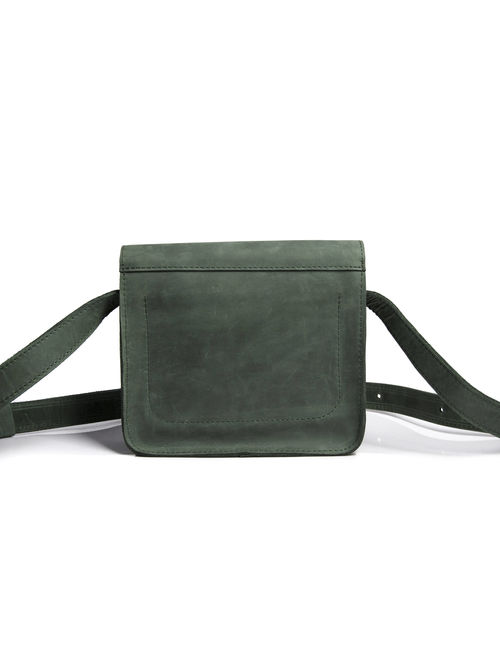 Avia Green Crossbody Bag | Handmade Small Cross Body Bag | Monogram Crossbody | Leather Crossbody Bag | Womens crossbody Bag