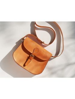 Saddle Bag Purse Brown Saddle Crossbody Leather Saddle Bag Brown Leather Bag Boho Handbag Retro Fashion