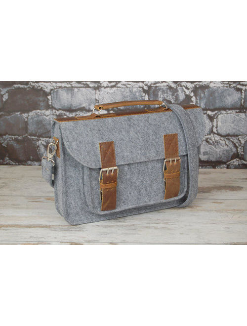 LAPTOP BAG, felt bag, messenger, shoulder bag, crossbody, Laptop Sleeve, Laptop Case, Computer Bag, Work bag, Briefcase, MacBook Bag