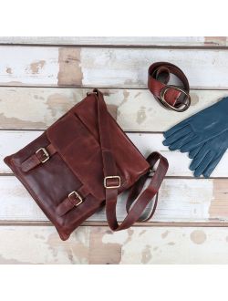 Leather Cross body Bag, Leather Messenger Bag, Leather Shoulder Bag