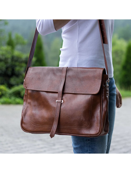 Leather Briefcase Bag, Laptop Leather Bag, Shoulder Bag, Crossbody Leather Bag, Leather Messenger Bag, Leather Satchel, Brown Messenger Bag