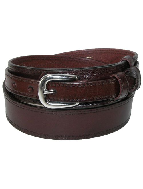 Men's Leather Removable Buckle Ranger Belt