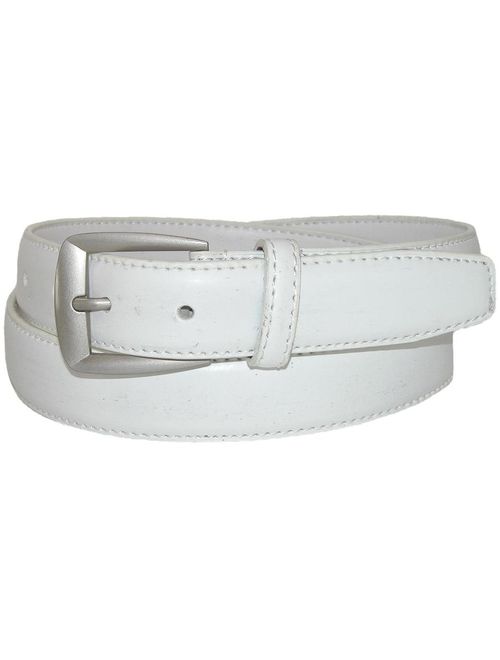 Men's Leather 1 1/4 inch Basic Dress Belt