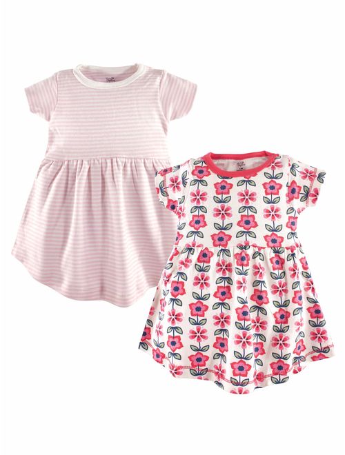 Organic Short Sleeve Cotton Dresses, 2-pack (Baby Girls)