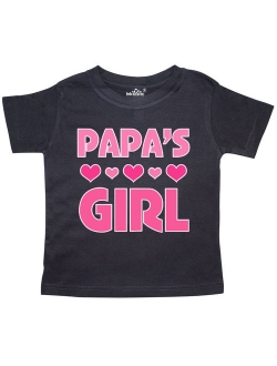 Papas Girl Granddaughter Gift Toddler T-Shirt