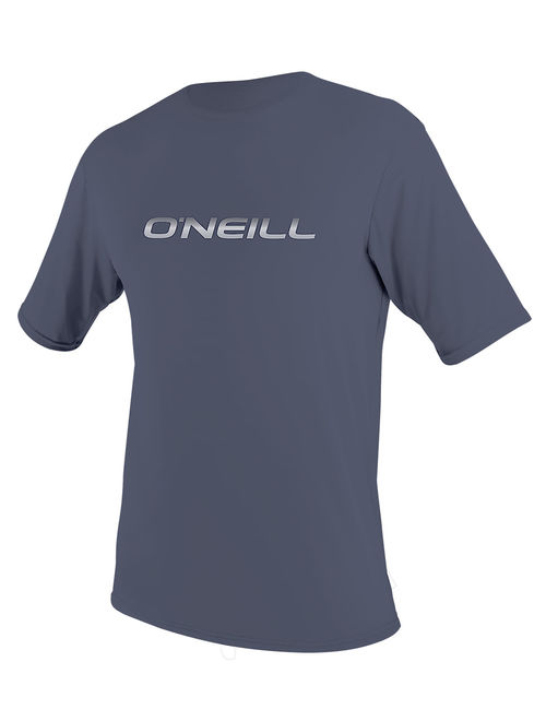 O'NEILL YOUTH BASIC SKINS 50+ SHORT SLEEVE RASH GUARD, White, Size 6