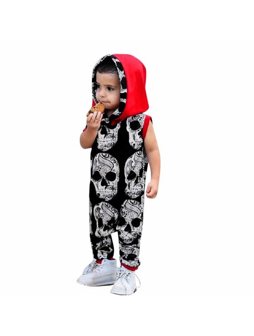 Toddler Kids Baby Boy Halloween T-shirt Tops+Leggings Pants Outfits Set Clothes