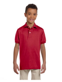 Jerzees Boys School Uniform SpotShield Jersey Polo (Little Boys & Big Boys)