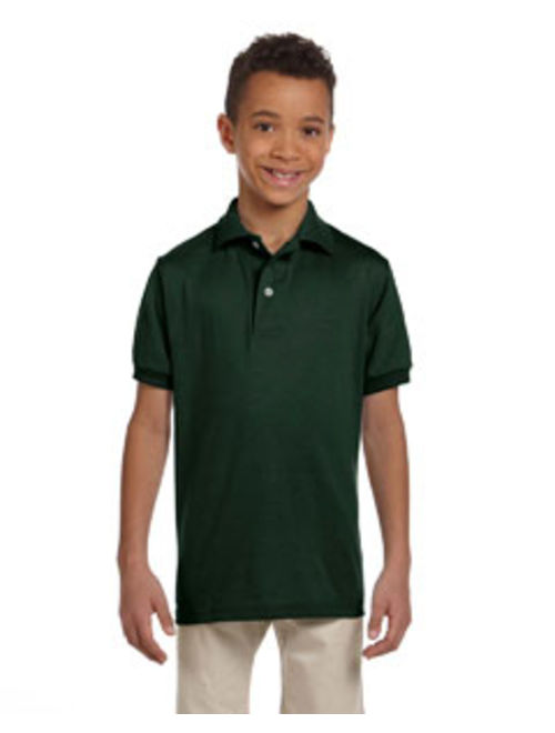 Jerzees Boys School Uniform SpotShield Jersey Polo (Little Boys & Big Boys)