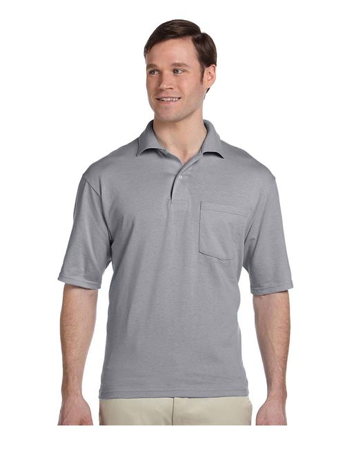 Jerzees Sport Shirts SpotShield? 50/50 Sport Shirt with Pocket 436MPR